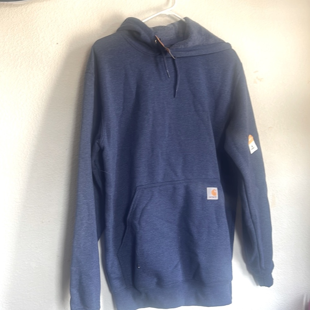 Carhart loose fit blue hoodie